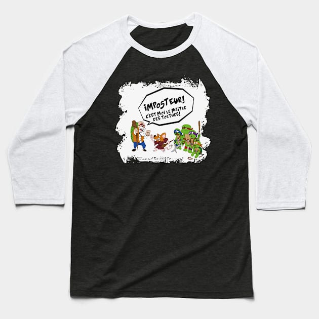 Le maître des tortues Baseball T-Shirt by Aonaka